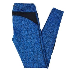 Womens Blue Refletive Forever 21 Leggings Sz Small